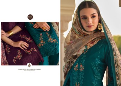 Zarqash vol 2 by Belliza Pure HEavy Jam designer embroidered dress material collectopn at low price salwar kameez catalogs