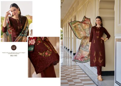 Zarqash vol 2 by Belliza Pure HEavy Jam designer embroidered dress material collectopn at low price salwar kameez catalogs