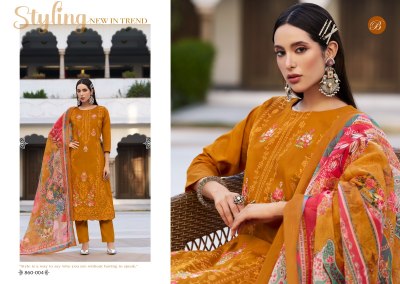 Zarqash vol 6 by Belliza Pure Heavy jam embroidered kurti pant with dupatta collection in low rate kurti pant with dupatta Catalogs