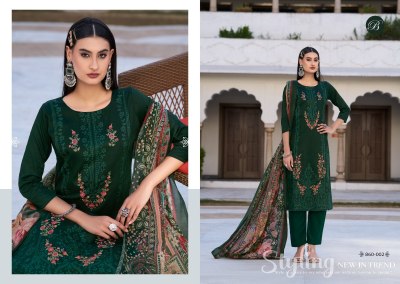 Zarqash vol 6 by Belliza Pure Heavy jam embroidered kurti pant with dupatta collection in low rate kurti pant with dupatta Catalogs