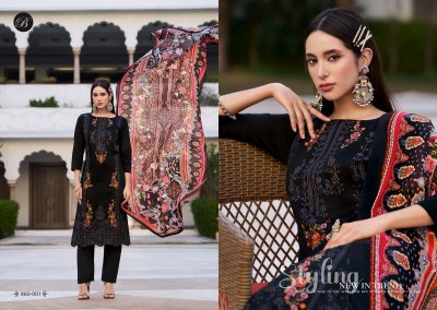 Zarqash vol 6 by Belliza Pure Heavy jam embroidered kurti pant with dupatta collection in low rate kurti pant with dupatta Catalogs