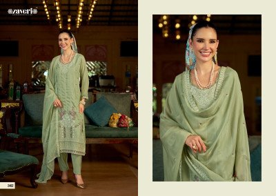 Zaveri Almirah Vol 2 Soft Organza Embroidered Salwar Suit Designer Pakistani Suit Wholesale readymade suit catalogs