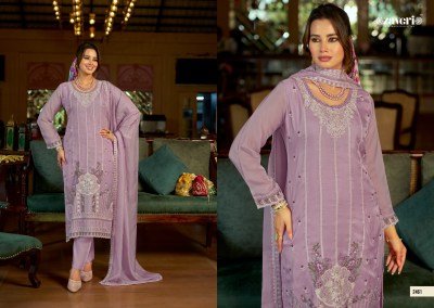 Zaveri Almirah Vol 2 Soft Organza Embroidered Salwar Suit Designer Pakistani Suit Wholesale readymade suit catalogs