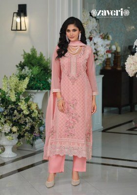 Zaveri Raabta Designer Organza Embroidery Top with Silk Bottom And Organza Dupatta Wholesale kurtis catalogs