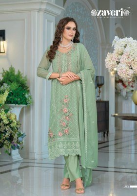 Zaveri Raabta Designer Organza Embroidery Top with Silk Bottom And Organza Dupatta Wholesale kurtis catalogs