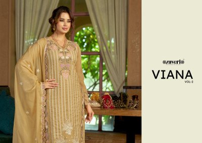 Zaveri Viana Vol. 2  Kurti Set with Bottom kurti pant with dupatta Catalogs