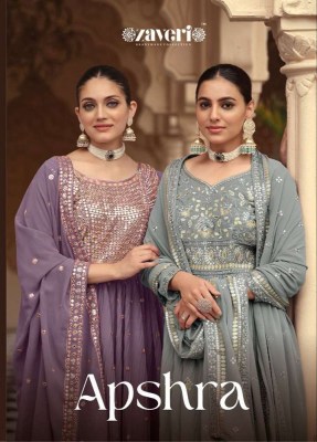 Zaveri Woman Beauty Apshra Georgette Readymade Gown Dress wholesaler  Zaveri  women beauty 