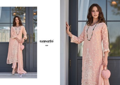 Zaveri by Femina vol 2 soft organza fancy embroidered readymade suit catalogue at affordable rate readymade suit catalogs