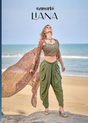 Zaveri presents Liana festive wear western dhoti stylish Readymade Dress wholesaler  Zaveri  women beauty 