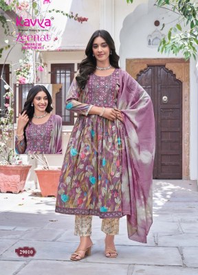 Zeenat vol 29 by Kavya Capsule foil Printed Nyra cut top bottom and dupatta catalogue at affordable rate readymade suit catalogs