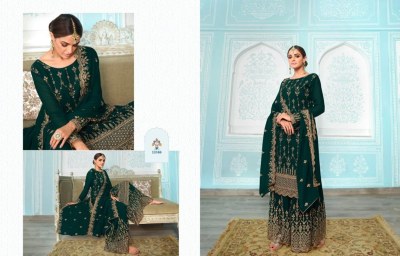Zisa by simran premium georgette embroidered sequence designer sharara suit catalog at wholesale price  readymade suit catalogs