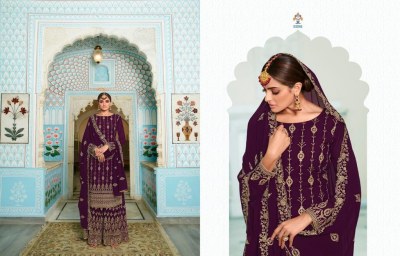 Zisa by simran premium georgette embroidered sequence designer sharara suit catalog at wholesale price  readymade suit catalogs