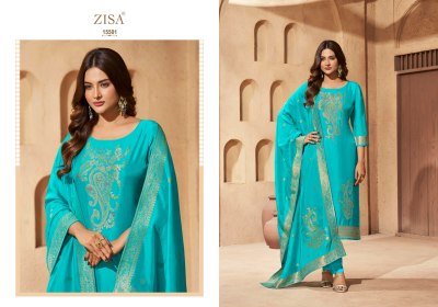 Zisha Saiyaara Pure Taby Silk Jacquard Dress Material with Dupatta dress material catalogs