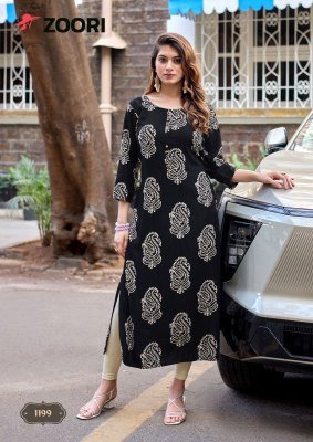 Zoori Akshara Vol 33 Rayon Embroidered Kurti Set (S–3XL) kurtis catalogs