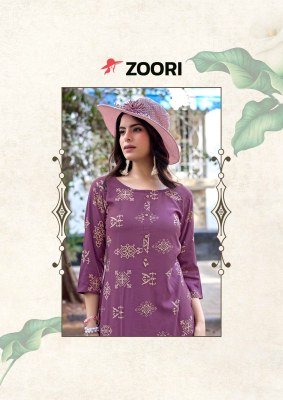 Zoori Akshara Vol 33 Rayon Embroidered Kurti Set (S–3XL) kurtis catalogs