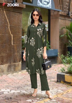 Zoori Alexa Vol 4 Designer Rayon Print Kurti with Rayon Bottom Wholesale kurtis catalogs