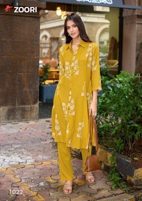 Zoori Alexa Vol 4 Designer Rayon Print Kurti with Rayon Bottom Wholesale kurtis catalogs