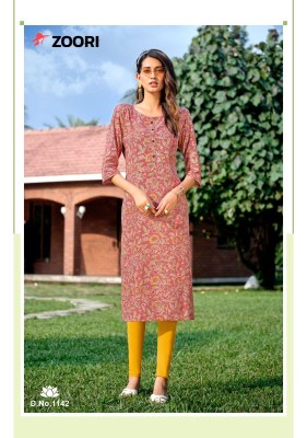 Zoori by Akshara vol 24 reyon printed straight kurti catalogue at affordable rate  kurtis catalogs