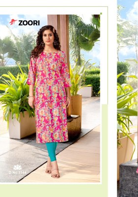 Zoori by Akshara vol 24 reyon printed straight kurti catalogue at affordable rate  kurtis catalogs