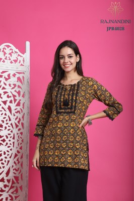 Zoori by Rajnandini Jaipur Print Special Pure Cambric Cotton Printed Tunics with Handwork catalogue Amavi