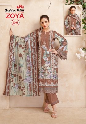 Zoya vol 2 by Patidar Pure Lawn karachi cotton unstitched suit catalogue salwar kameez catalogs