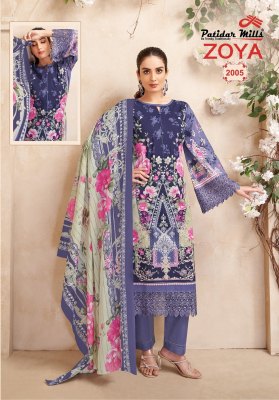 Zoya vol 2 by Patidar Pure Lawn karachi cotton unstitched suit catalogue salwar kameez catalogs