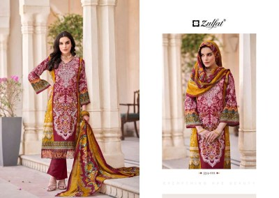 Zulfat Gulrez Pure Cotton Embroidery Work Dress Material Catalogue wholesale rate  salwar kameez catalogs