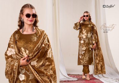 Zulfat Latifa Pure Jam Cotton Satin Suit with Heavy Handwork And Mal Mal Dupatta Wholesale Collection dress material catalogs