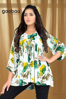 amavi by baby doll presenting alia cut style western top at wholesale rate Amavi