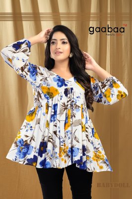 amavi by baby doll presenting alia cut style western top at wholesale rate western wear catalogs