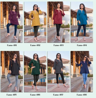 amavi by fame luanch highly demanding Short Tops catalogue at wholsale price kurtis catalogs