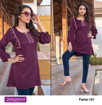 amavi by fame luanch highly demanding Short Tops catalogue at wholsale price kurtis catalogs