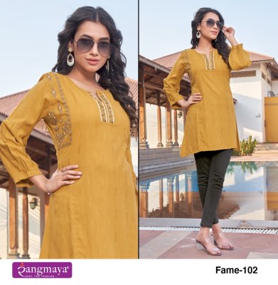 amavi by fame luanch highly demanding Short Tops catalogue at wholsale price kurtis catalogs