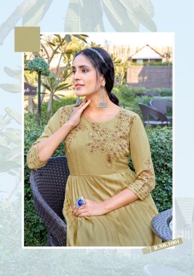 amavi by morni vol 1 heavy reyon nayra cut kurti with fancy work catalog at wholesale price kurtis catalogs