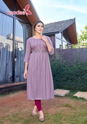 amavi by morni vol 1 heavy reyon nayra cut kurti with fancy work catalog at wholesale price kurtis catalogs