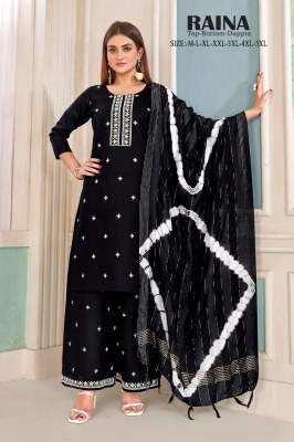 amavi by raina newly embroidered work palazzo suit catalog at wholesale rate readymade suit catalogs