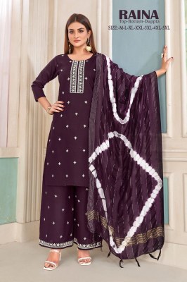 amavi by raina newly embroidered work palazzo suit catalog at wholesale rate readymade suit catalogs