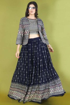amavi expo new launch party wear concept crop top gown stylish ready made suits wholesale  kurtis catalogs