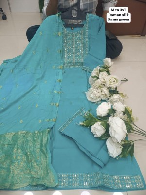 amavi luanch designer neck embroidered kurti pant and dupatta catalogue at wholesale price Amavi