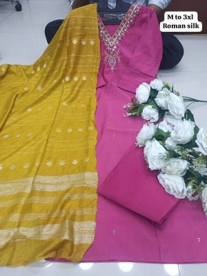 amavi luanch designer neck embroidered kurti pant and dupatta catalogue at wholesale price Amavi