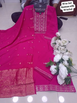 amavi luanch designer neck embroidered kurti pant and dupatta catalogue at wholesale price Amavi
