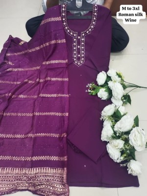 amavi luanch designer neck embroidered kurti pant and dupatta catalogue at wholesale price Amavi