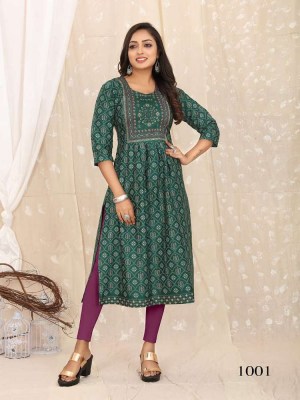 amavi new launch nayra cut rayon dibby foil printed kurti designer wholesaler and exporter in India  kurtis catalogs
