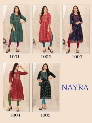 amavi new launch nayra cut rayon dibby foil printed kurti designer wholesaler and exporter in India  kurtis catalogs
