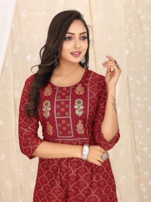 amavi new launch nayra cut rayon dibby foil printed kurti designer wholesaler and exporter in India  kurtis catalogs