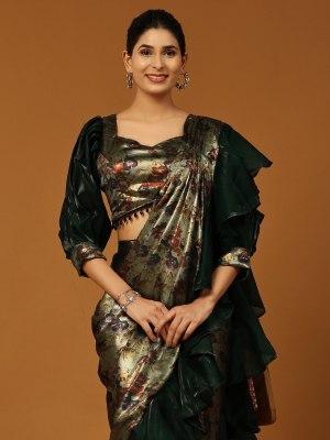 Amoha Saree presenting designe no 101110 pure organza printed saree with full sleeve blouse catalogue sarees catalogs