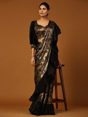 Amoha Saree presenting designe no 101110 pure organza printed saree with full sleeve blouse catalogue sarees catalogs