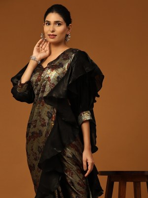 Amoha Saree presenting designe no 101110 pure organza printed saree with full sleeve blouse catalogue sarees catalogs