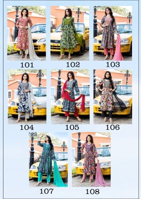 amavi presenting master block buster reyon foil printed readymade suit catalogue at wholesale price kurtis catalogs