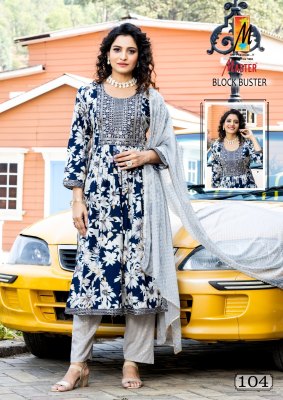 amavi presenting master block buster reyon foil printed readymade suit catalogue at wholesale price kurtis catalogs